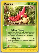Wurmple 81/97 Common Dragon Pokemon Lightly Played