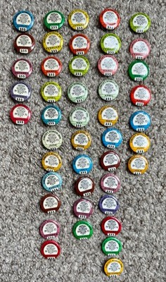 Lot of Teamster's Automotive Union 255 Pins 1971- 1975 / Free Shipping