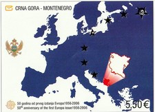 BMontenegro riefmarken 2006 50 Jahre Europa C.E.P.T. Mi. Nr. Block  3 B**