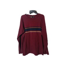Route 66 Large Striped Long Sleeve Shirt