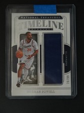 Norman Powell 2024-25 Panini National Treasures Timeline Materials 28/99 [3hk