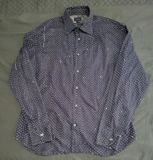 Paul Smith pattern Shirt Mens Size L Large Organic Cotton