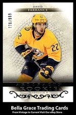 2021-22 Upper Deck Artifacts David Farrance #RED222 Predators Rookie /999 NHL  