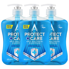 Astonish Protect + Care Vitamin E Hand Wash 600ml Antibacterial Moisturising X3 5.18 per litre