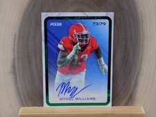 2024 Pulse Football Mykel Williams Auto /79