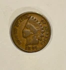 1891 Indian Head Cent - Scarce  Extra Fine