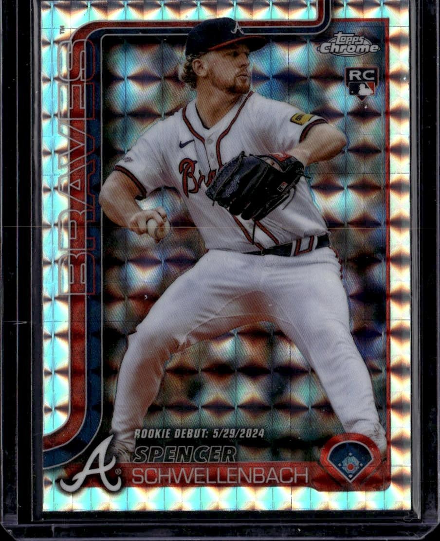 2025 Topps Chrome Update #USC132 Spencer Schwellenbach Refractors