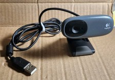 Logitech USB Webcam V-U0024 Clip-On PC Laptop Camera w/ Cable Tested Working