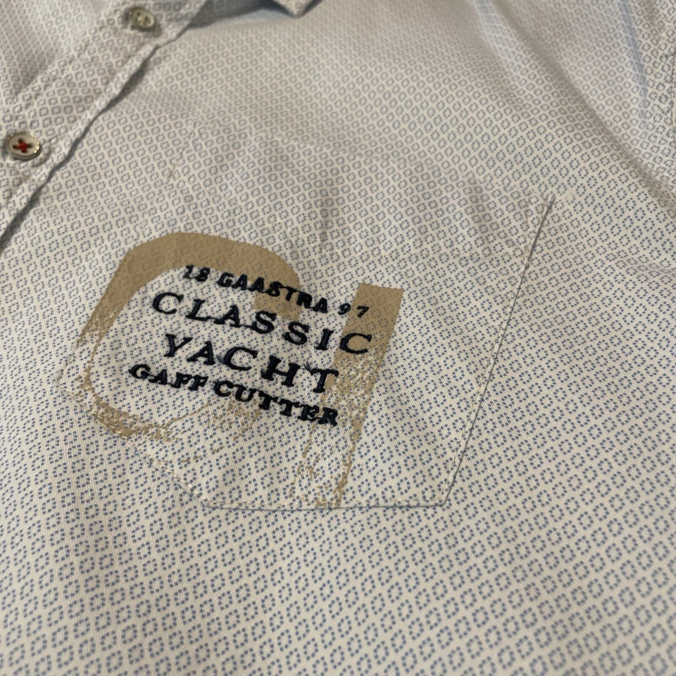 Camisa Gaastra Royal Southern Yacht Club Gadd Cutter Botón Para Hombre Talla L Rara Foto 2 de 4