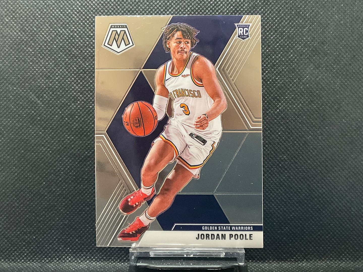 2019-20 Panini Mosaic NBA Jordan Poole #228 Rookie