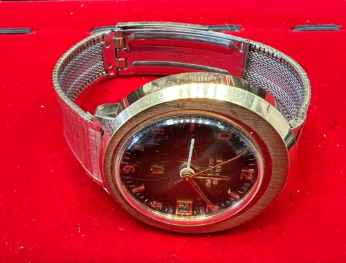 Bulova Accutron Chronograph N2 Uhr, Accutron Band, funktioniert und reinigt - Bild 4 von 9