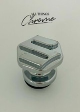 HAYABUSA CHROME 3D "S" OIL CAP FOR 2015 SUZUKI HAYABUSA