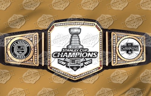 Los Angeles Kings Stanley Cup 2014 2X Champions Championship Belt Adult Size