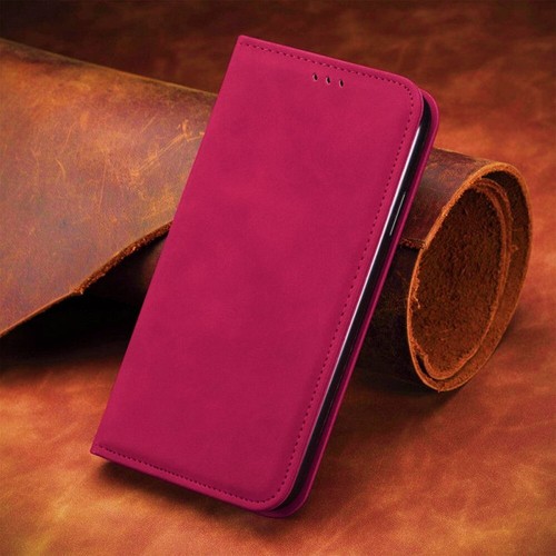 Pour iPhone 16e Téléphone Coque Cuir PU Vegan Carte d'identité Porte Monnaie Fermeture Magnétique - Photo 6 sur 35