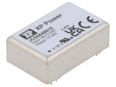 JCD0648S15 Wandler: DC/DC 6W UEing: 36-72V 15VDC IAusg: 400mA 18g 266kHz XP POWE