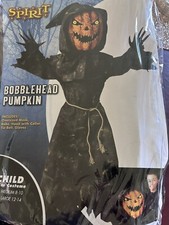 Bobblehead Pumpkin Halloween Costume - Children Size Medium 8-10