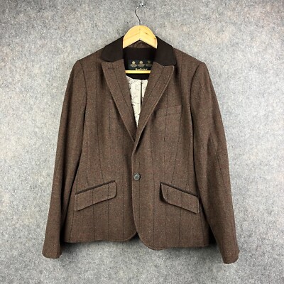 Barbour Tweed Jacket Barbour Wool Coat Mens Brown Barbour Mens