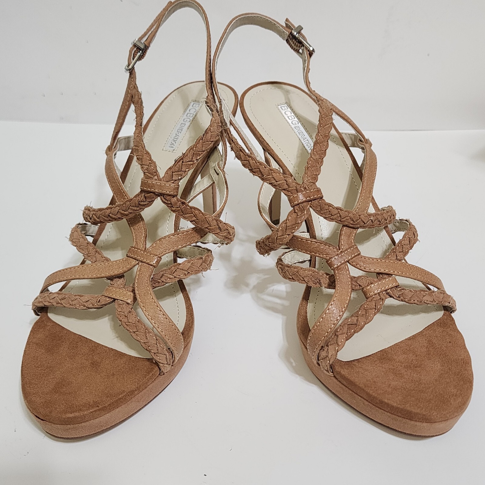 BCBGeneration Suede Gladiator Platform Slingback … - image 12