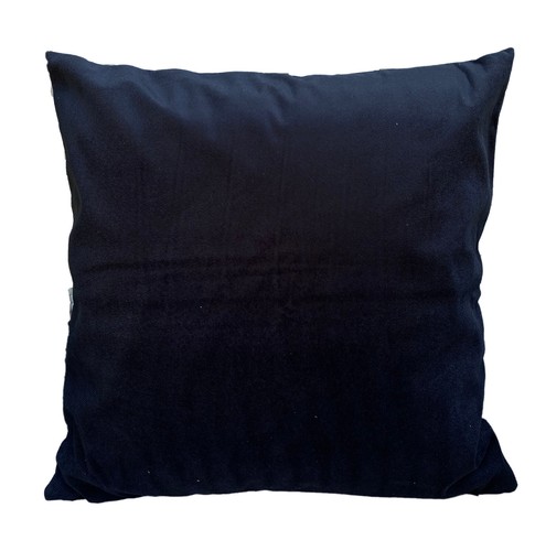 Cushion Cover Black Cat Yellow Green Eyes White Whiskers 16x16 inches for Home - Picture 2 of 2