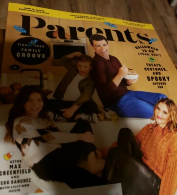 Parents Magazine.Find Your Family Groove ,Halloween is On, Actor Max Greenfield 