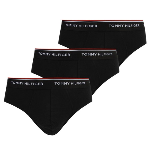 Tommy Hilfiger Slips Herren Premium Essential Slip 3erPack SCHWARZ