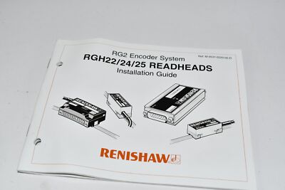 Renishaw M-9531-0220-05-D RGH22/24/25 READHEADS Installation Guide Manual 