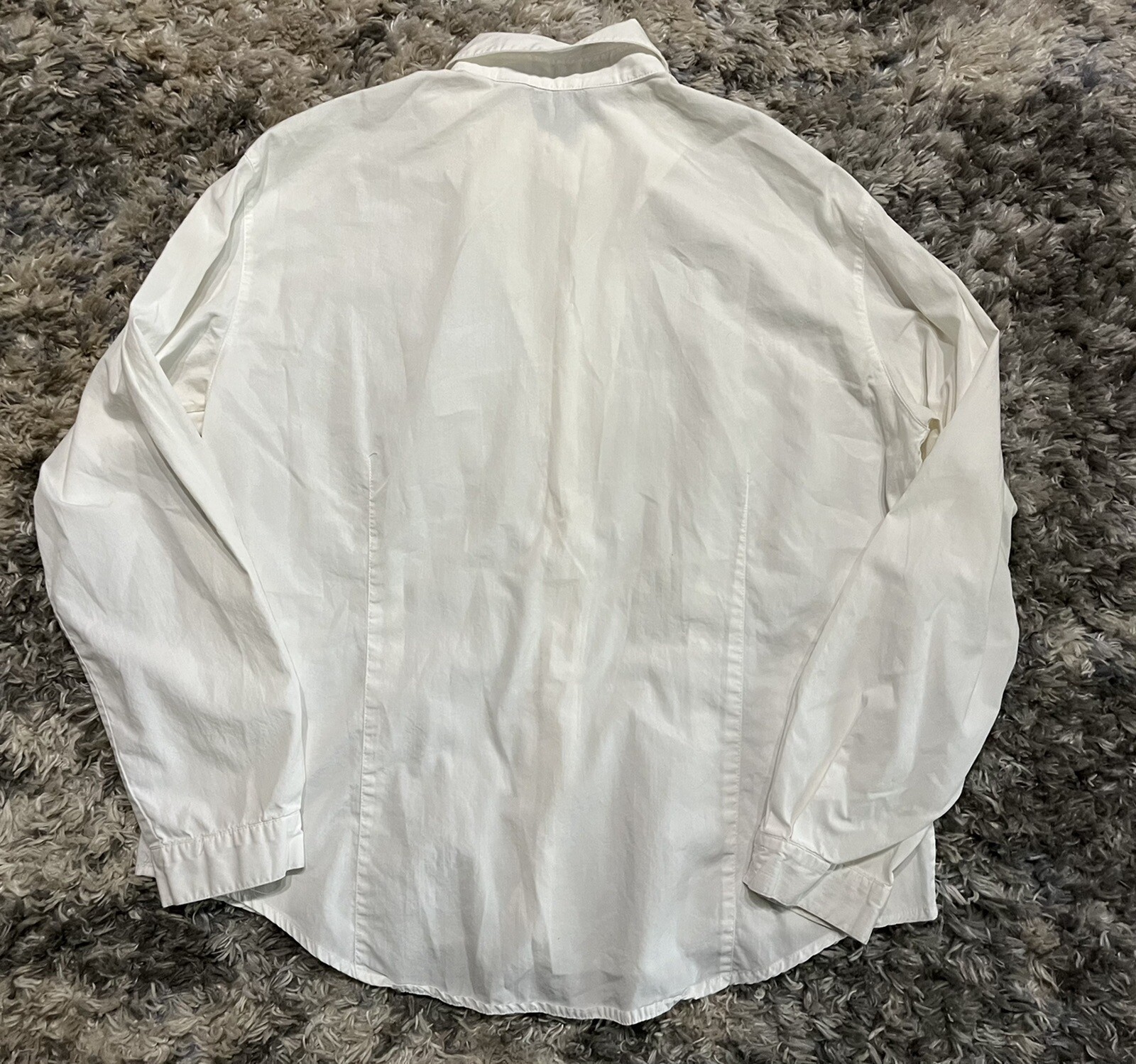 Bushwacker Button Down Blouse White Embroidered F… - image 4