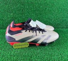 Men's Adidas Predator Elite SG Platinum Metallic Soccer Cleats ID0913 Size 6.5