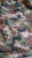Camo Twill Fabric Cotton Poly 61"W Camouflage by the yard stock TTT1