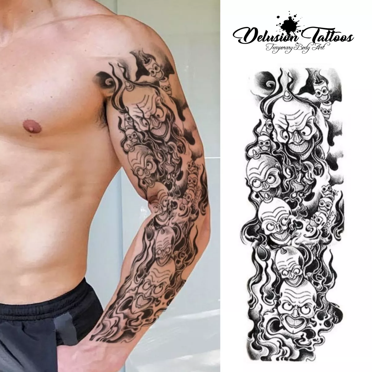 Discover more than 67 evil tattoo sleeve super hot