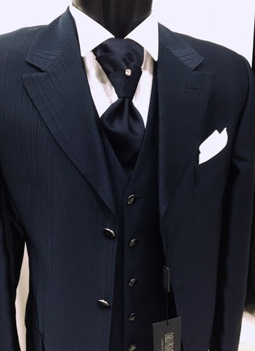 ABITO SPOSO T. 50 FIRMATO CARLO PIGNATELLI SUIT GROOM WEDDING ITALIAN DESIGNER - Foto 3 di 10