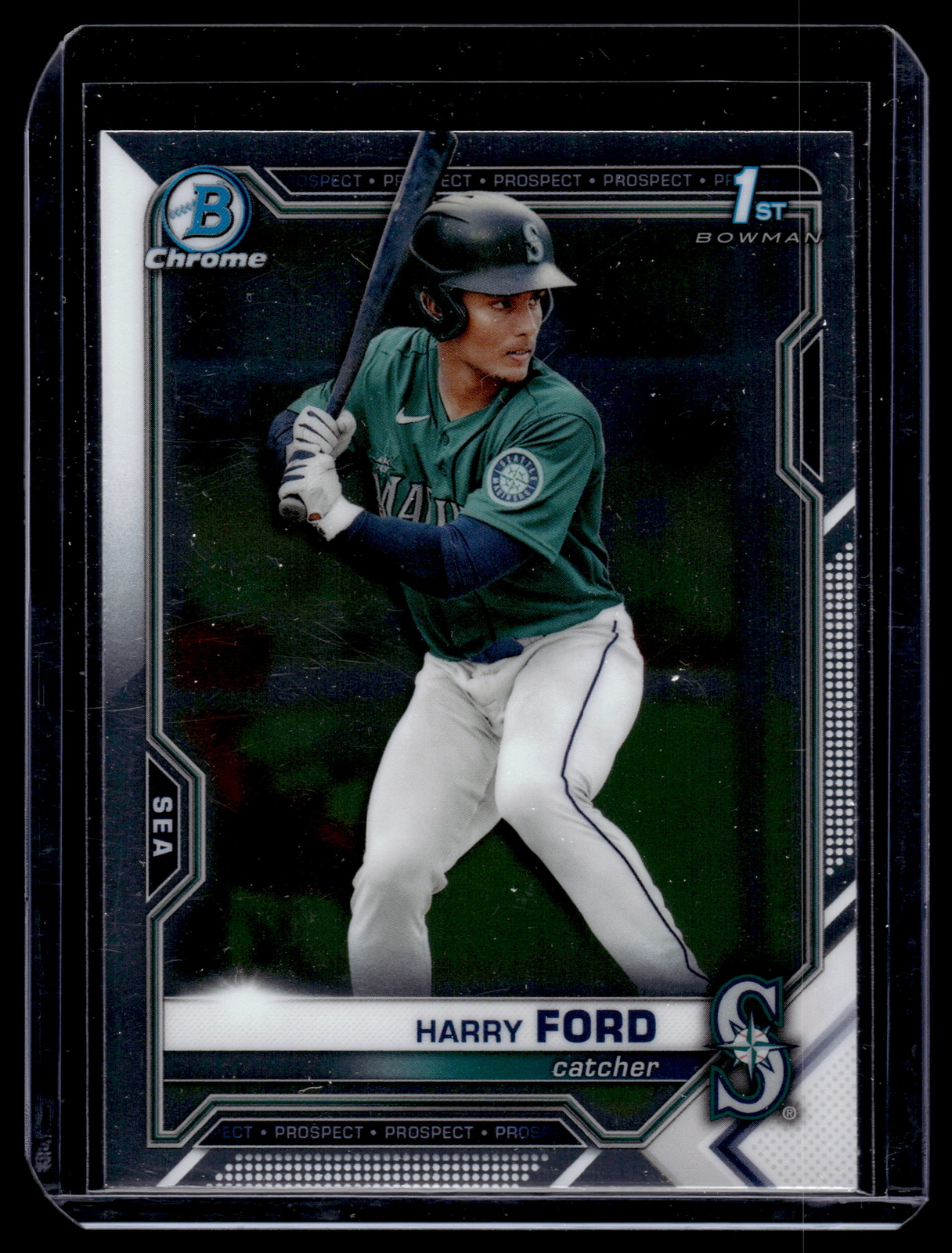 Harry Ford 2021 Bowman Chrome Draft E Card #BDC-1