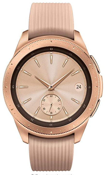 Samsung Galaxy 42mm Stainless Steel Case 200 Rose Gold Band