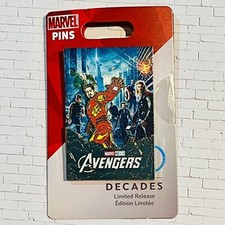 Disney 100 Decades 2010's The Avengers Movie Poster Limited Release Pin