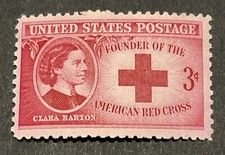 1948  3c CLARA BARTON 3 CENT SINGLE STAMP SCOTT # 967 - MNH OG