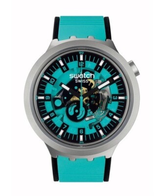 Swatch BIG BOLD IRONY MINT TRIM SB07S111 Swiss Made New