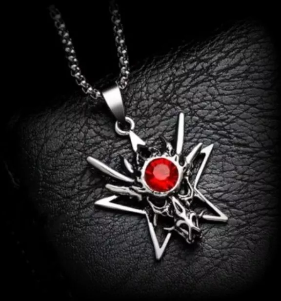 Dragon pentagram necklace sale