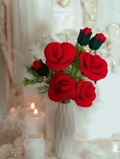 Rose fatte all’uncinetto 