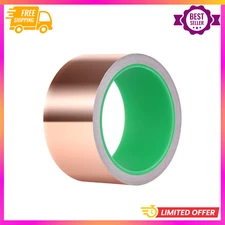 Kirecoo Copper Tape, Copper Foil Tape (2inch X 33 FT) with Conductive Adhesive f