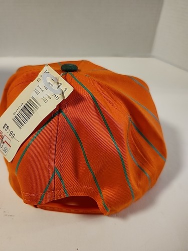 Vintage University Of Miami Hurricanes Hat Snapback Made In USA New Old Stock - Picture 7 of 9