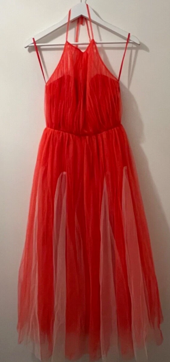 Tall tulle top midi dress