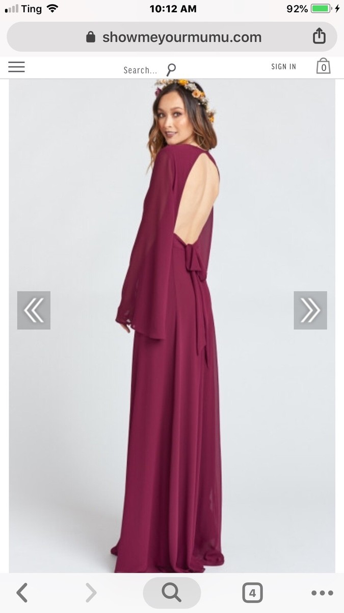 show me your mumu venus long sleeve flare dress Show Me Your Mumu Winnie Maxi Dress main image 0