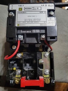 SQUARE D 8536SB01S MOTOR STARTER SER A NEMA SIZE 0