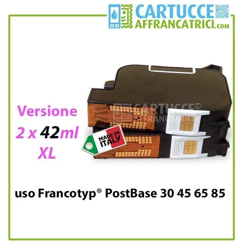 2 Cartucce 42ml 58.0052.3026.00 Made in Italy Q2454A PostBase 30, 45 (no MINI)