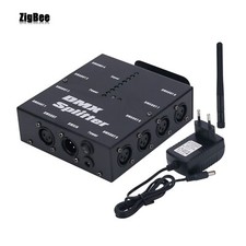 8-Channel DMX Splitter Signal Amplifier Wireless DMX512 for Stage Light Control