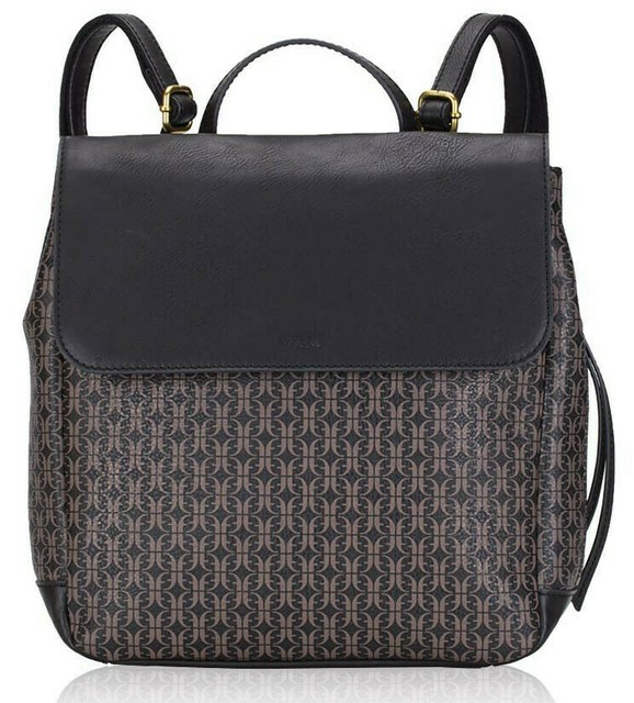fossil claire backpack handbags black