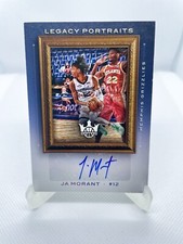 Ja Morant Platinum True 1 Of 1! 2020 Court kings legacies signatures Autograph