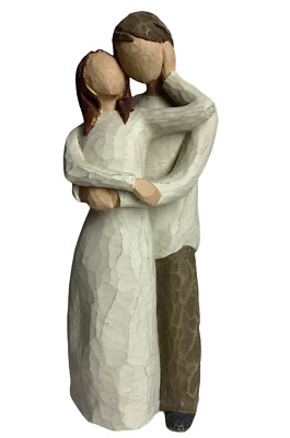 BEAUTIFUL WILLOW TREE ''TOGETHER'' FIGURINE MAN & WOMEN EMBRACING