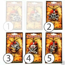 Pendentif crâne pirate en étain, gothique/bikers 6 motifs/cadeau