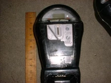 POM-APM Digital Parking DOUBLE Meter   *Made In USA*. used HEAVY  Coin & Card